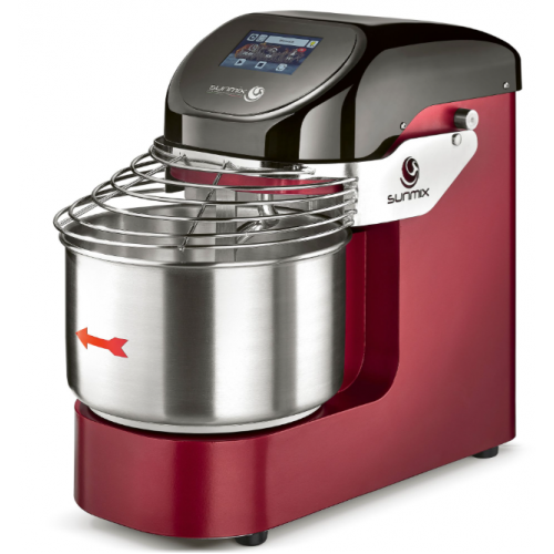 Malaxor spiral EVO 6 cu ecran tactil (rosu), SUN7006.00, Sunmix