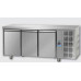 3 doors Stainless Steel 600x400 Refrigerated Pastry Counter, Tecnodom TP03MID