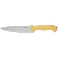 Cuțit de bucătar HACCP galben 240 mm, Hendi