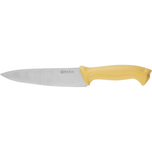 Cuțit de bucătar HACCP galben 240 mm, Hendi