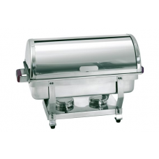 Chafing dish dreptunghiular cu capac roll top