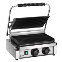 Contact gril "Panini" MIDI cu 2 fete striate