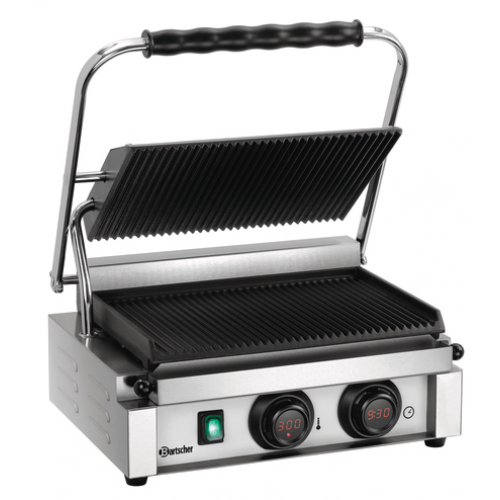 Contact gril "Panini" MIDI cu 2 fete striate