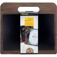 Папка для меню Walnut A4, charcoal Securit Папка для меню Walnut A4, charcoal Securit