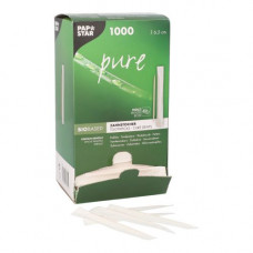 Зубочистки PAPSTAR pure 6,5 см в индивидуальной упаковке
