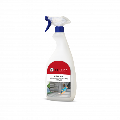 CIDE 175 este un dezinfectant lichid pe bază de alcool, cu evaporare rapidă, destinat igienizării suprafețelor și echipamentelor 