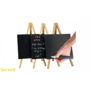 Набор мини-меловых табличек на подставке, береза Securit